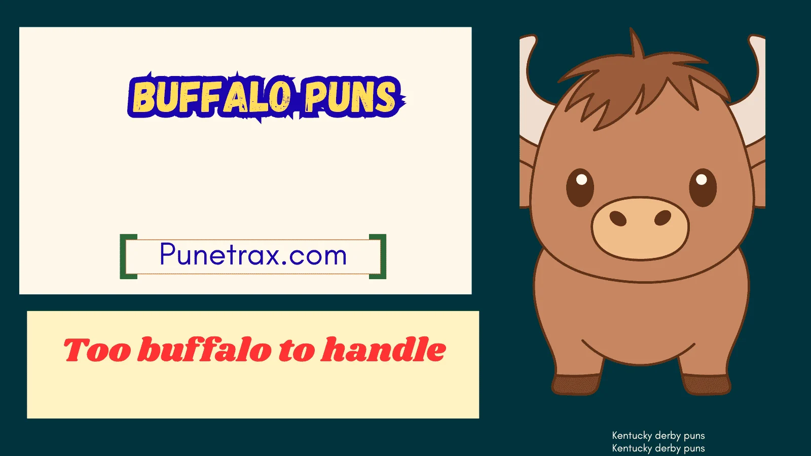 Buffalo puns
