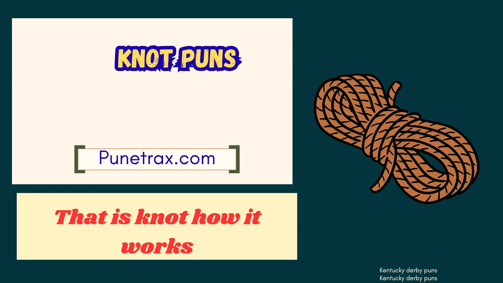 Knot puns
