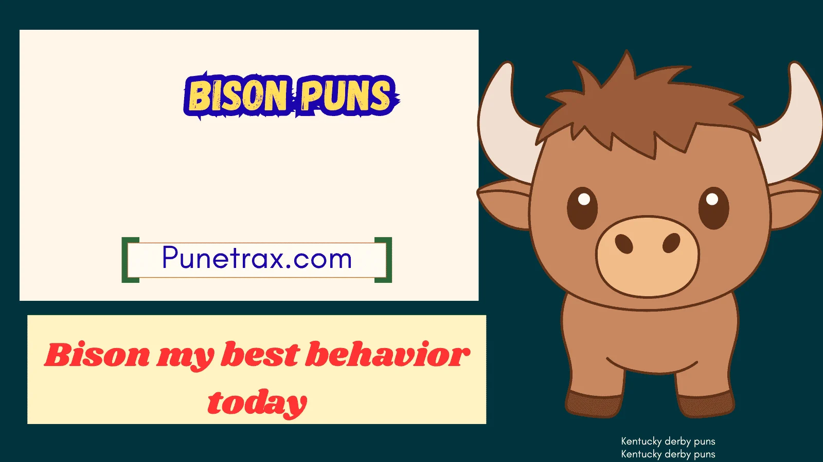 Bison puns