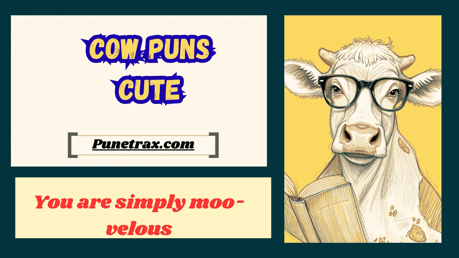 Cow puns cute