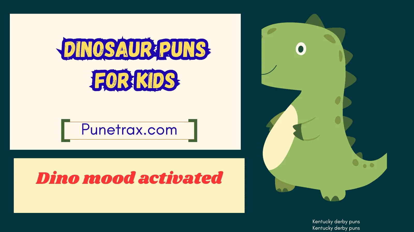 Dinosaur puns for kids