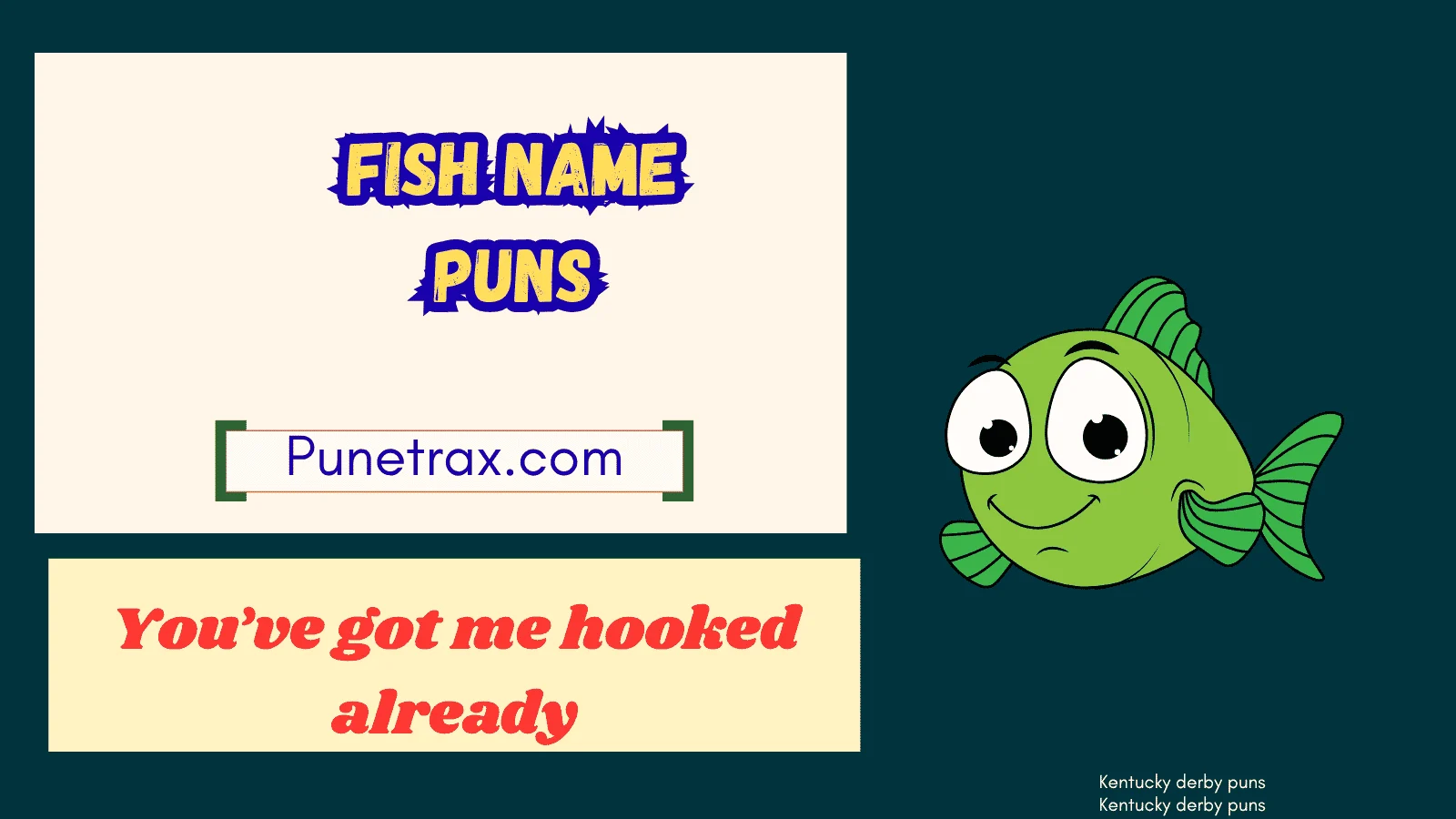 Fish name puns