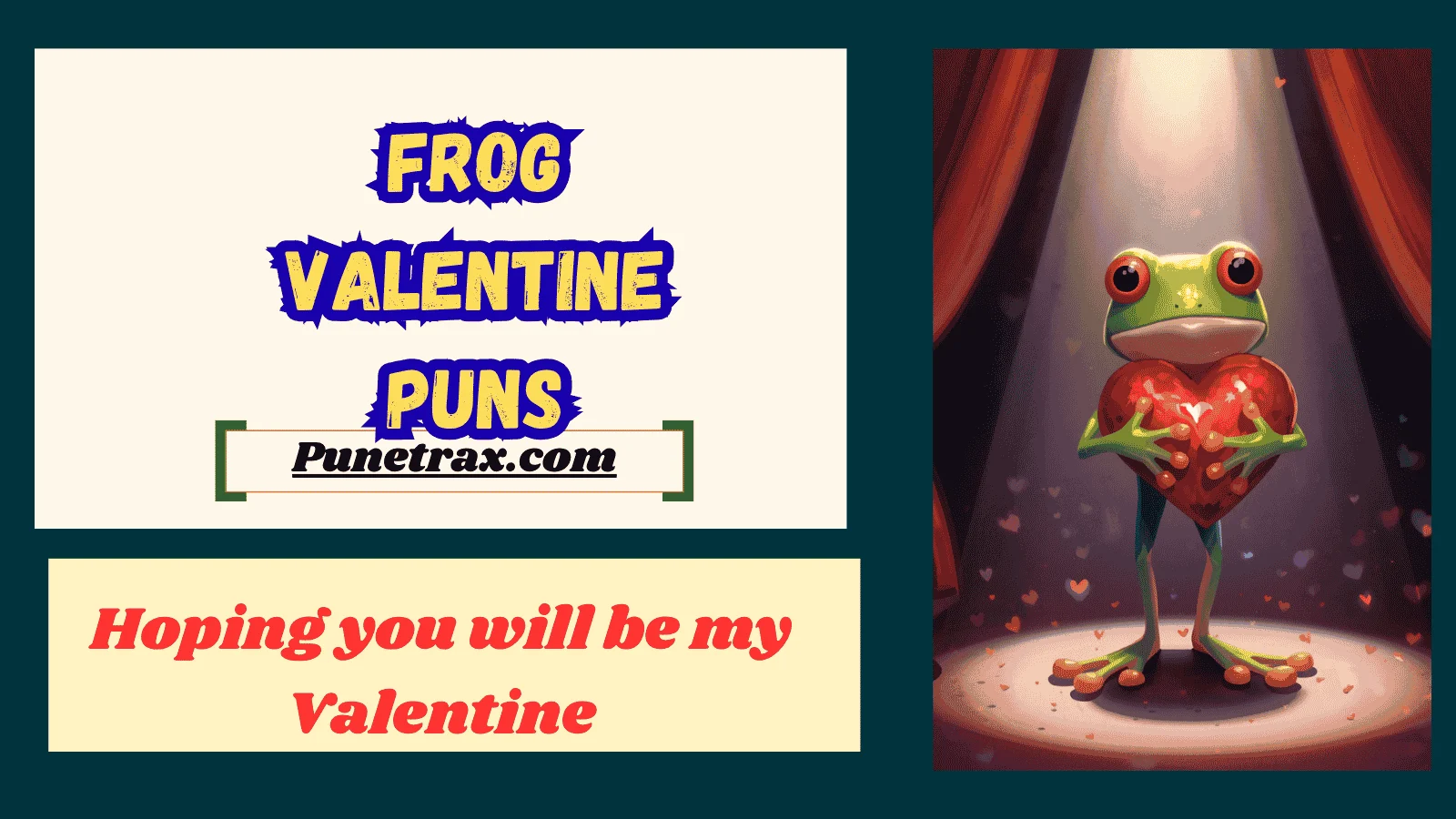 Frog valentine puns