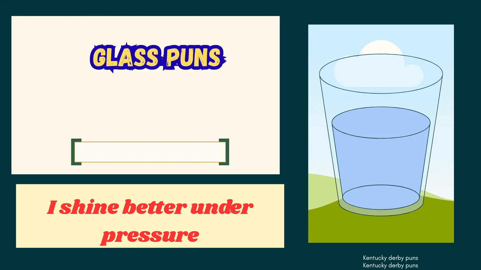 Glass puns