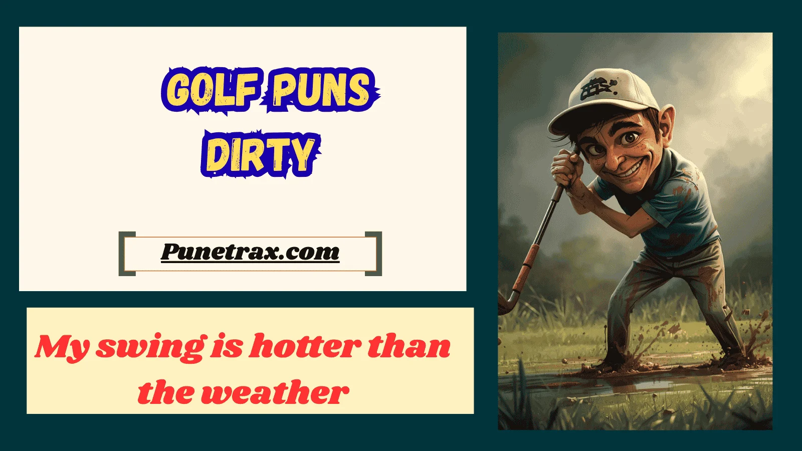Golf puns dirty