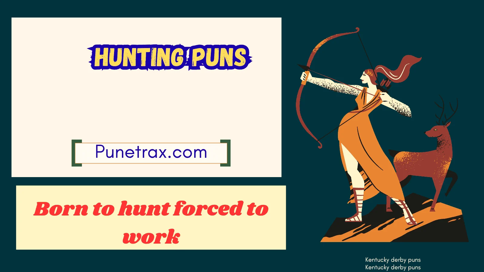 Hunting puns
