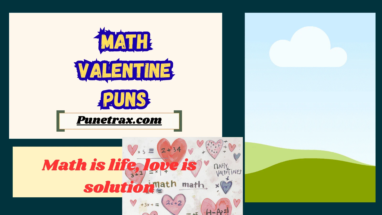 Math valentine puns