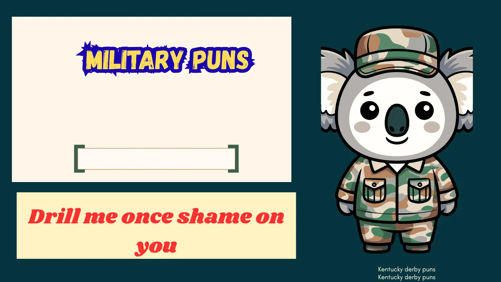 Military puns