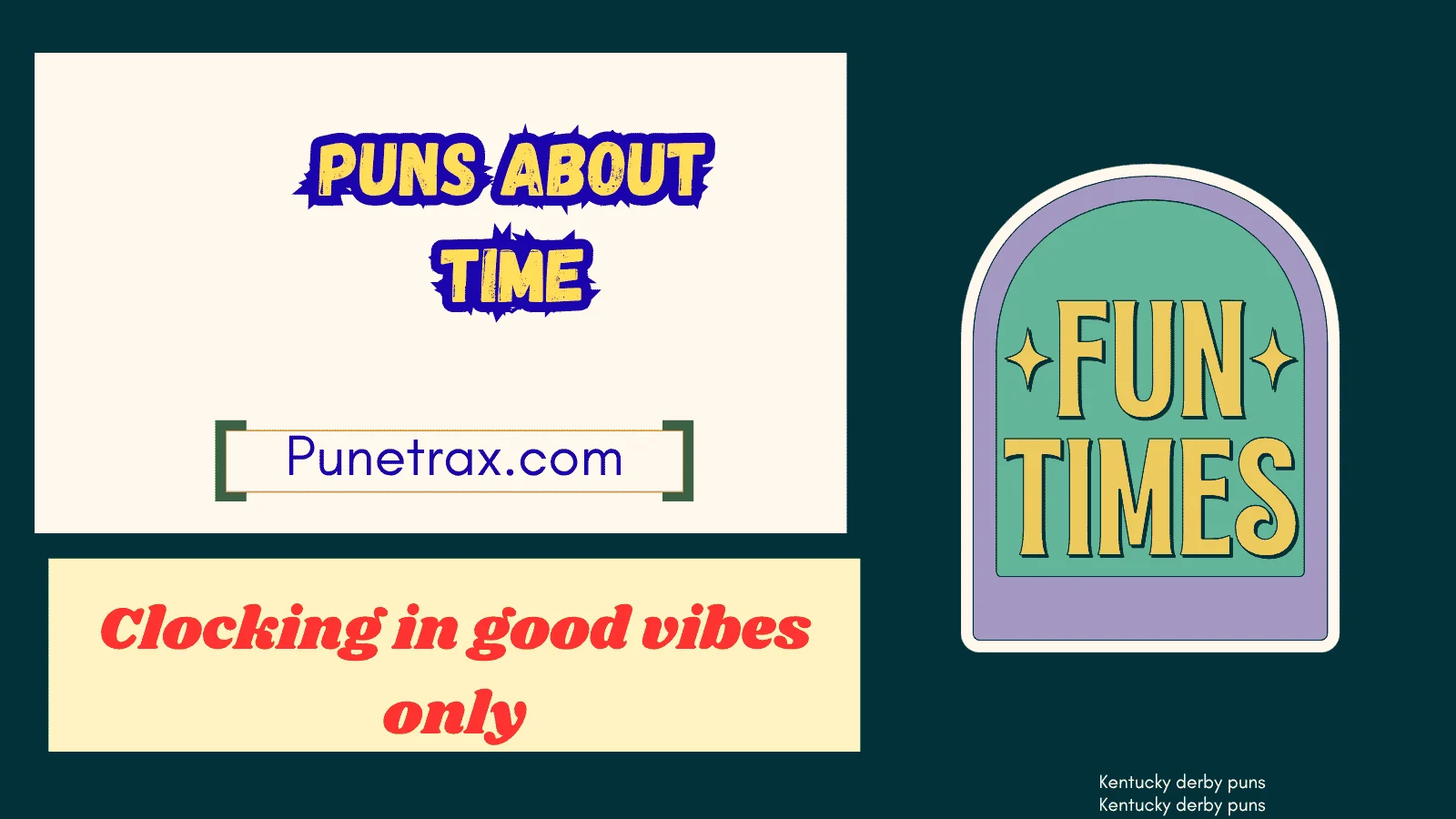 Puns about time