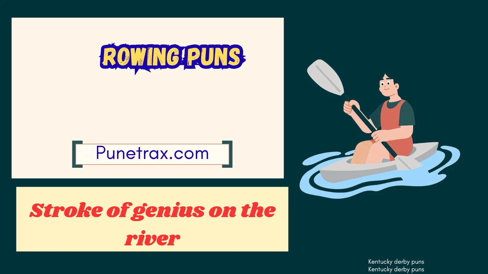 Rowing puns