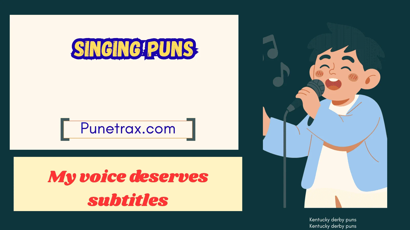 Singing puns